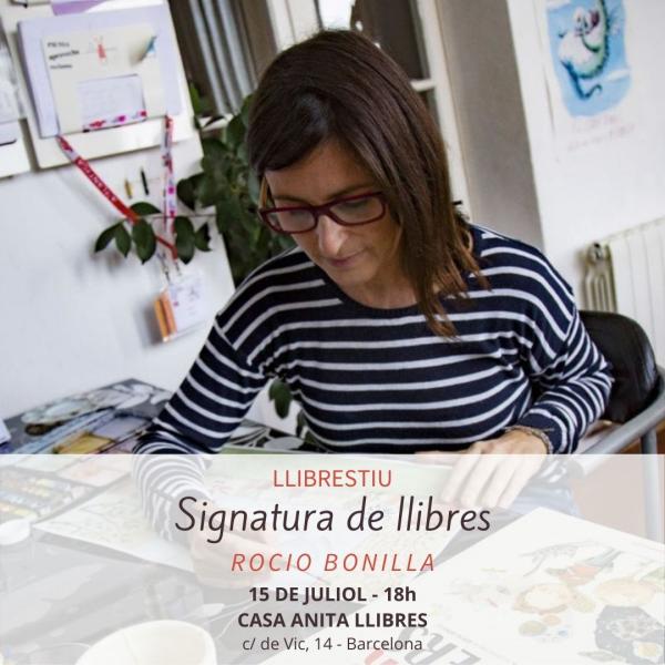 ✍ Signatura de llibres amb Rocio Bonilla al Llibrestiu!
