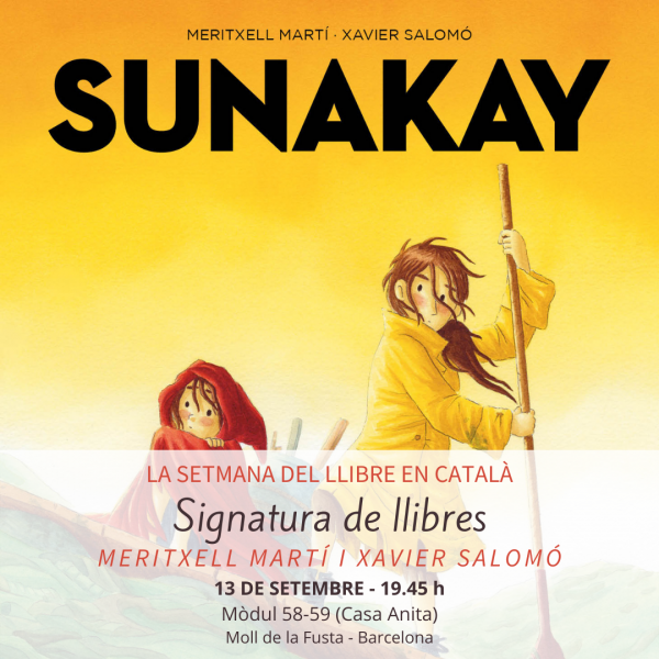 📚 La Setmana del Llibre en Català – Signatura de Sunakay amb Meritxell Martí i Xavier Salomó